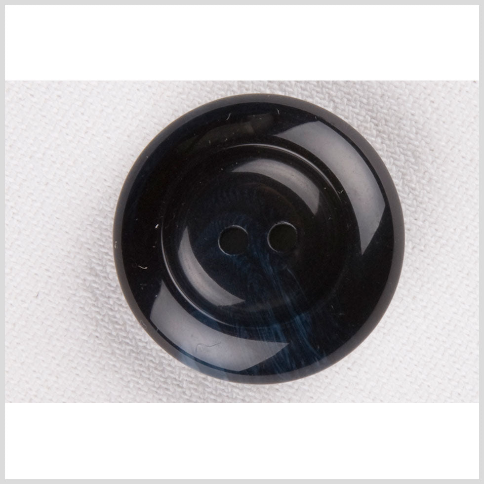 Navy Plastic Button - 32L/20mm