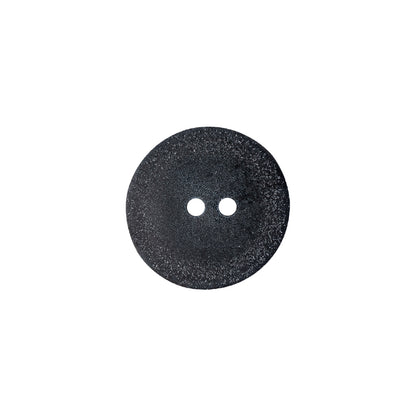 Navy 2-Hole Plastic Button with Needle Channel - 24L/15mm Detail