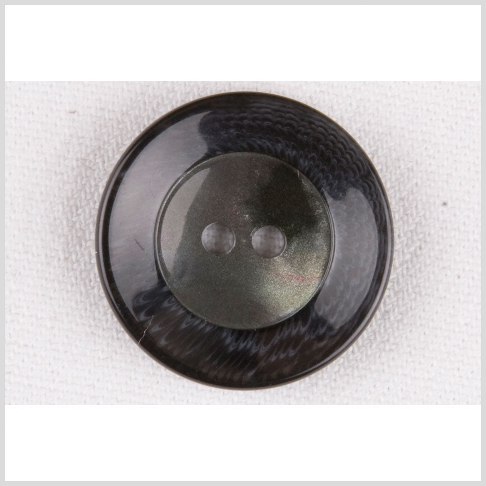 Navy Plastic Button - 40L/25mm