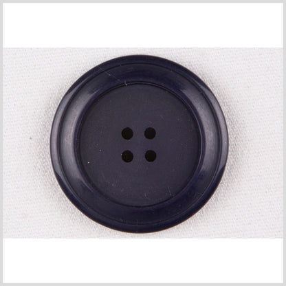 Navy Plastic Button - 58L/37mm