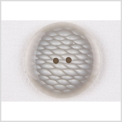 Gray Plastic Button - 36L/23mm