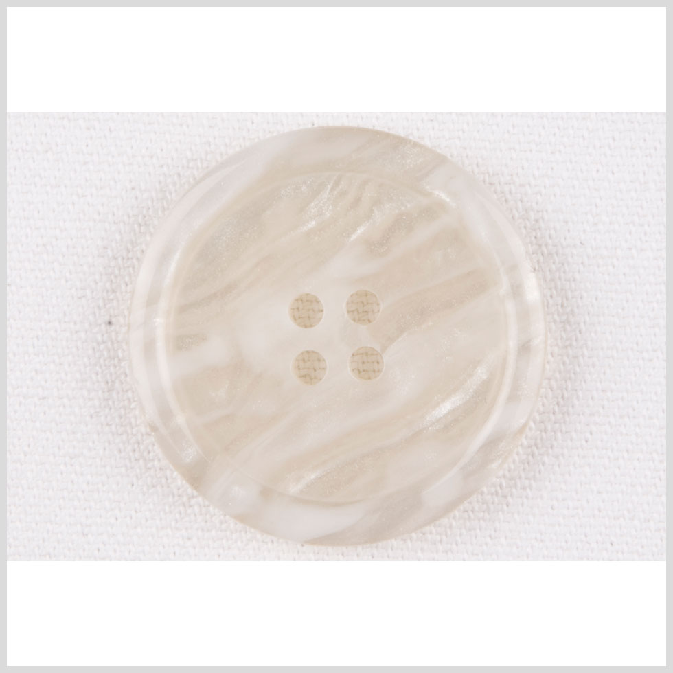 Gray Plastic Button - 40L/25mm
