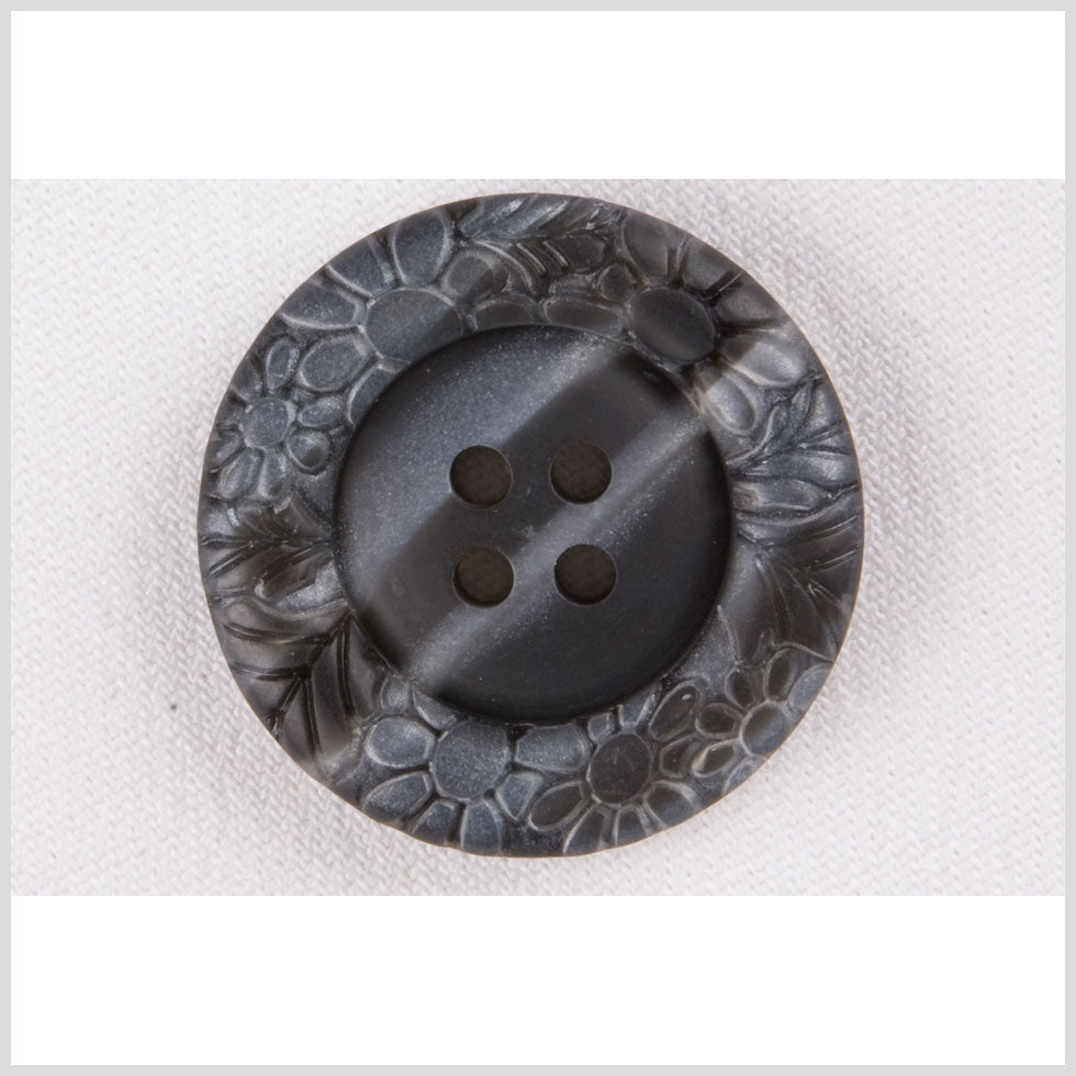 Gray Plastic Button - 32L/20mm
