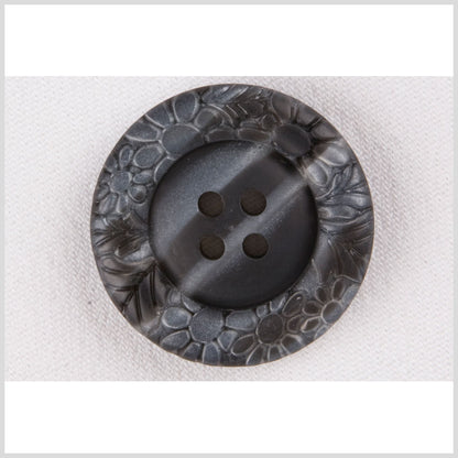 Gray Plastic Button - 40L/25mm