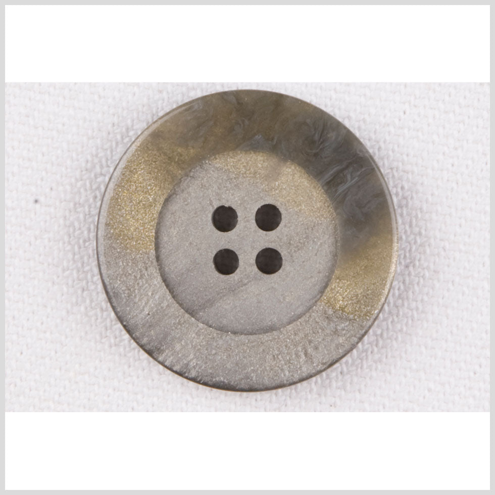 Gray Plastic Button - 36L/23mm