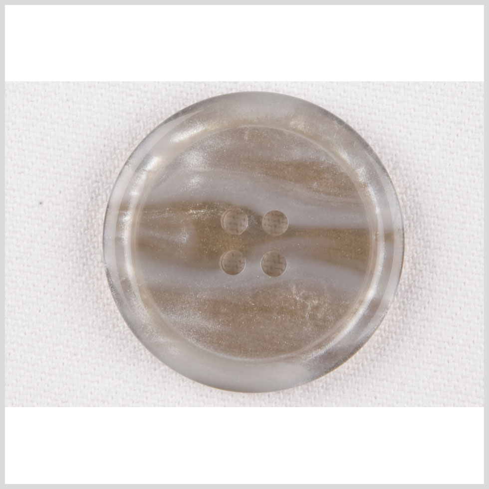Gray Plastic Button - 40L/25mm
