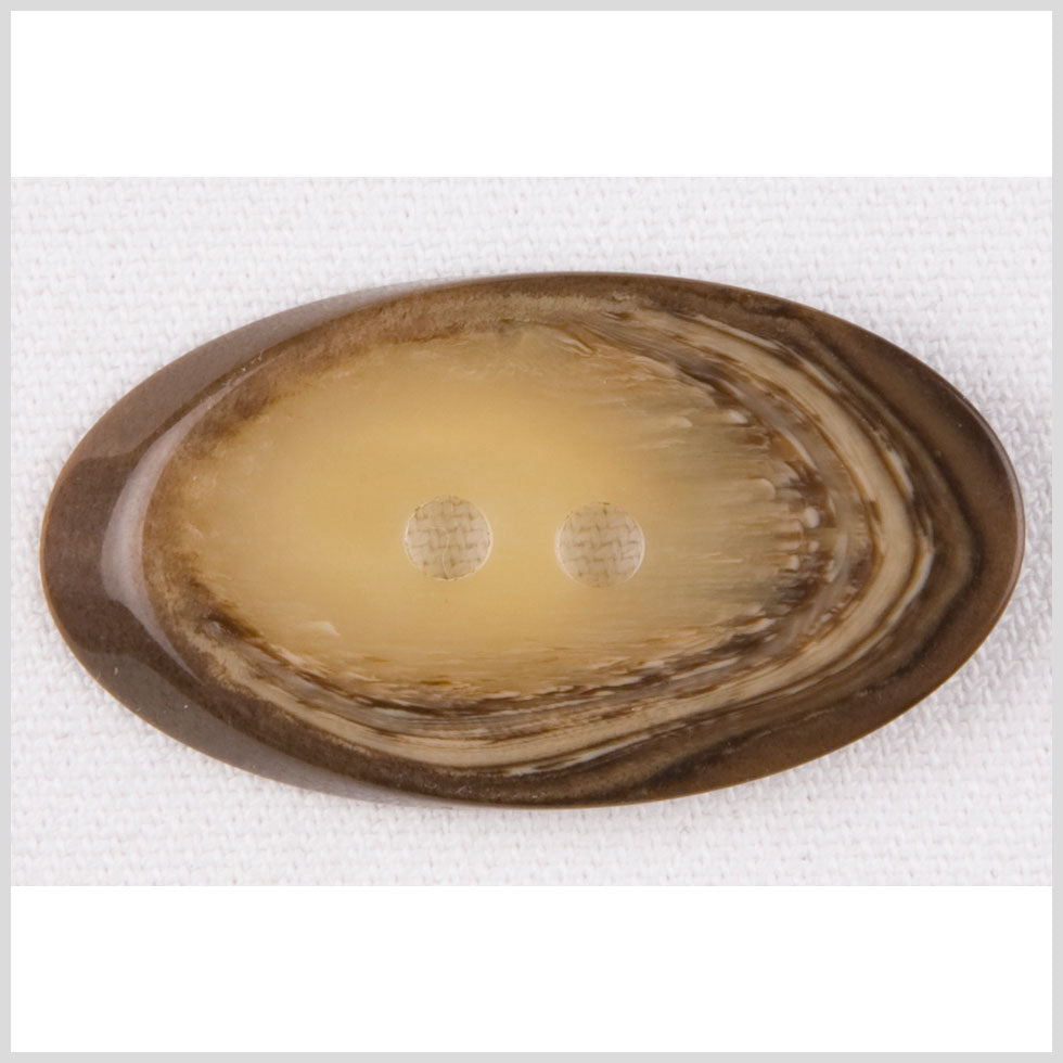 Brown Plastic Button - 64L/42mm
