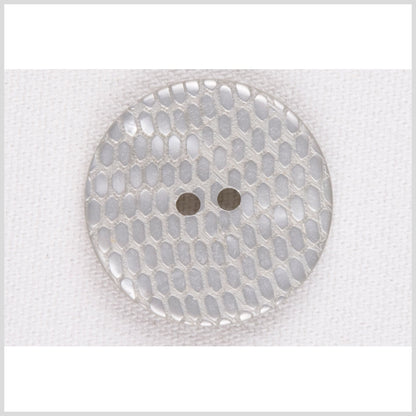Gray Plastic Button - 40L/25mm