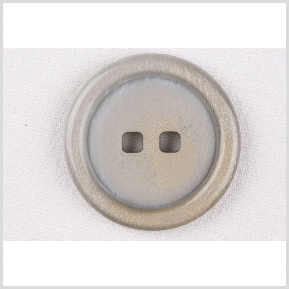 Gray Plastic Button - 36L/23mm