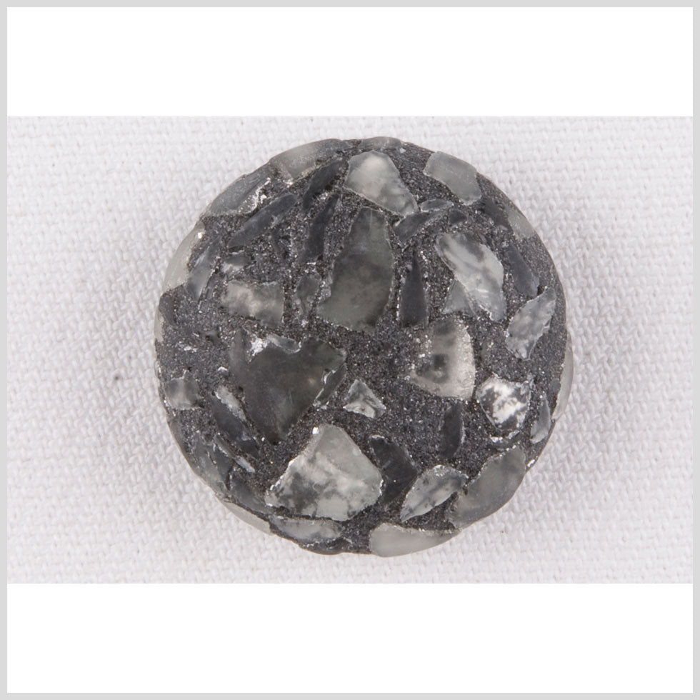 Gray Plastic Button - 44L/28mm