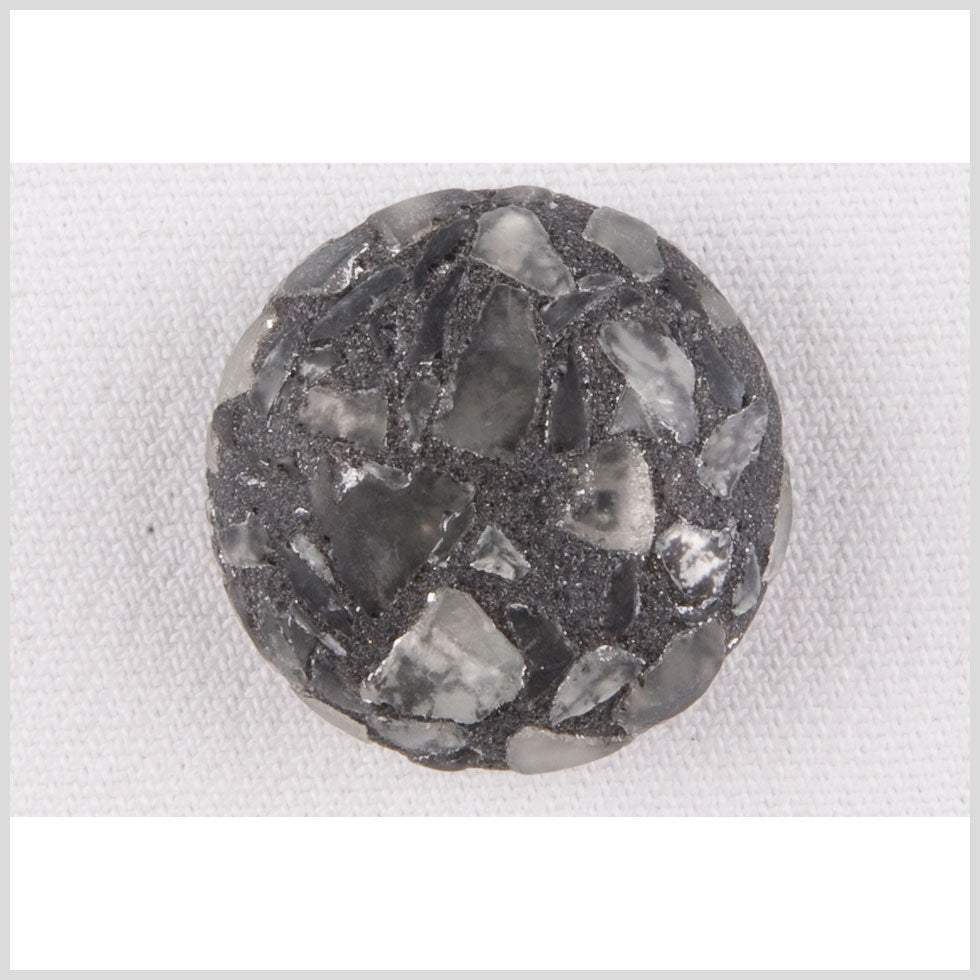 Gray Plastic Button - 40L/25mm