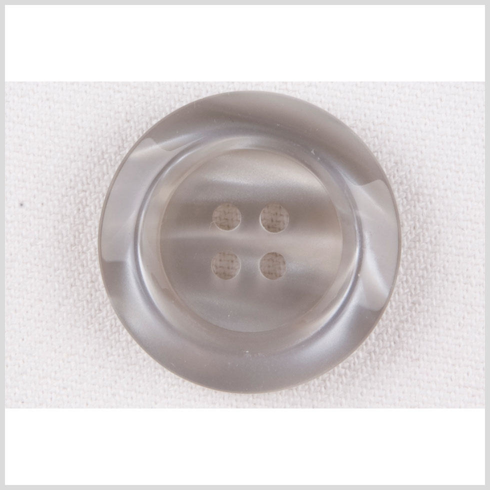 Gray Plastic Button - 44L/28mm