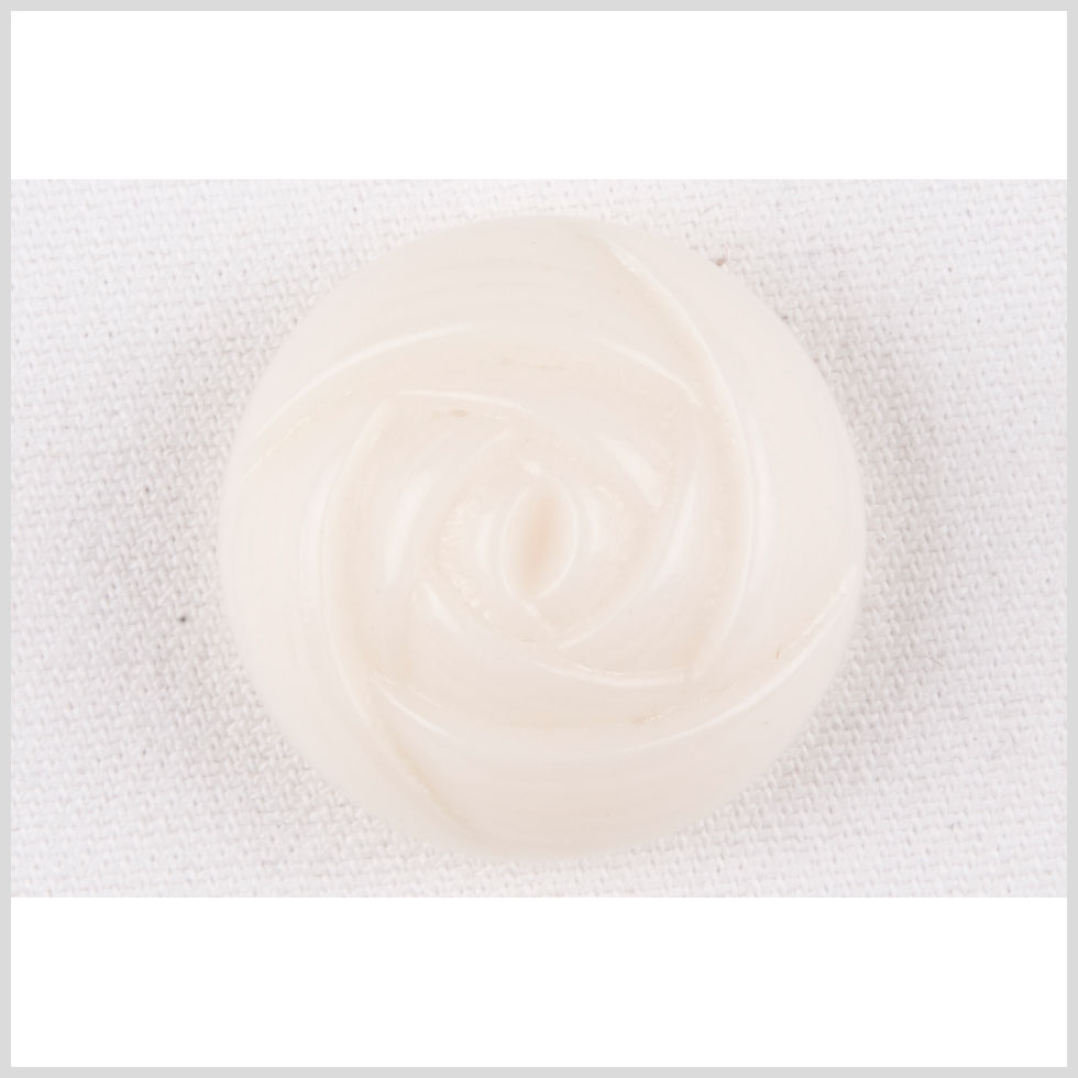 Off-White Plastic Button - 40L/25mm