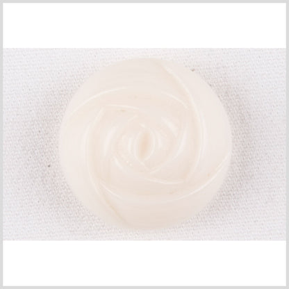 Off-White Plastic Button - 40L/25mm