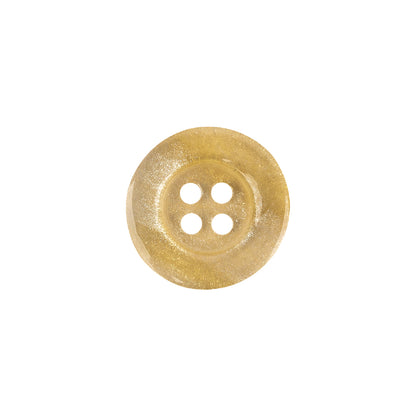 Gold Plastic Button - 24L/15mm