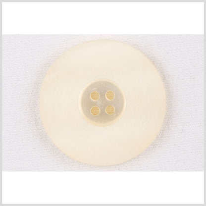 Ivory Plastic Button - 36L/23mm