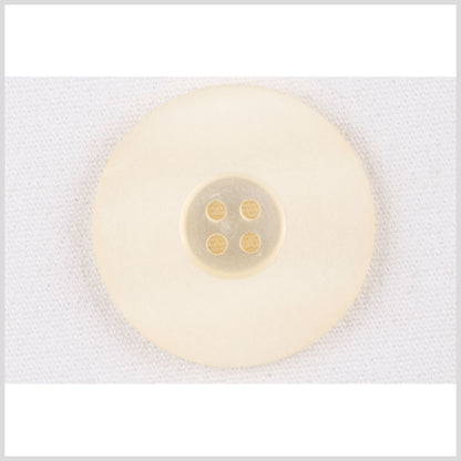 Ivory Plastic Button - 44L/28mm