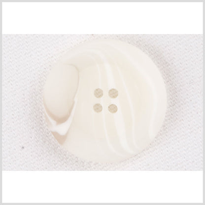 White Plastic Button - 28L/18mm