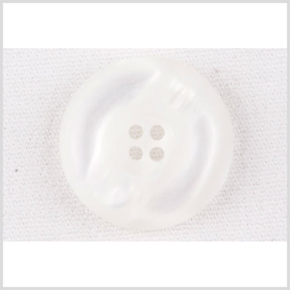 White Plastic Button - 28L/18mm