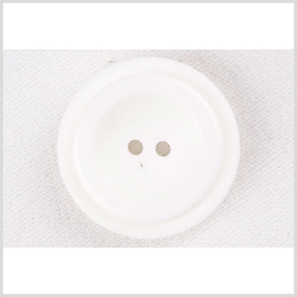 White Plastic Button - 55L/35mm