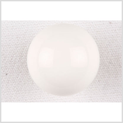 Off-White Plastic Button - 24L/15mm