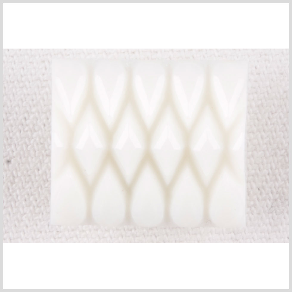 White Plastic Button - 22L/14mm