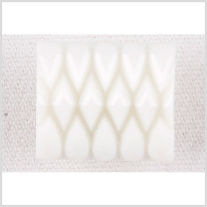 White Plastic Button - 22L/14mm