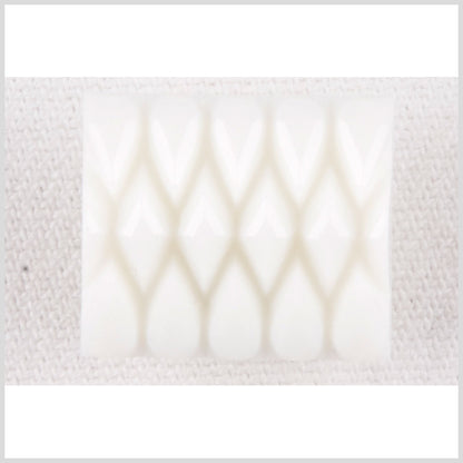White Plastic Button - 20L/12mm