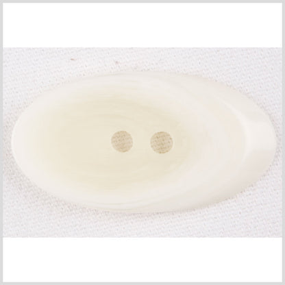 Ivory Plastic Button - 54L/34mm