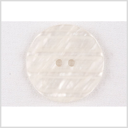 Ivory Plastic Button - 40L/25mm