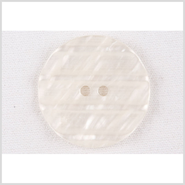 Ivory Plastic Button - 40L/25mm