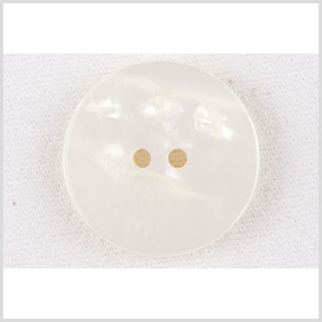 Ivory Plastic Button - 24L/15mm