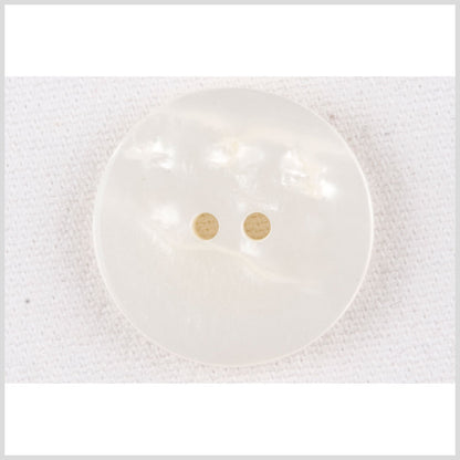 Ivory Plastic Button - 28L/18mm