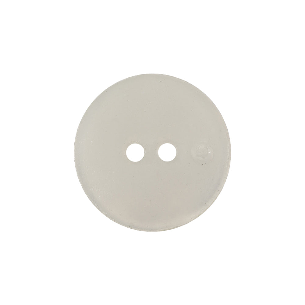 Ivory Iridescent 2-Hole Smooth Top Plastic Button - 33L/21mm Detail