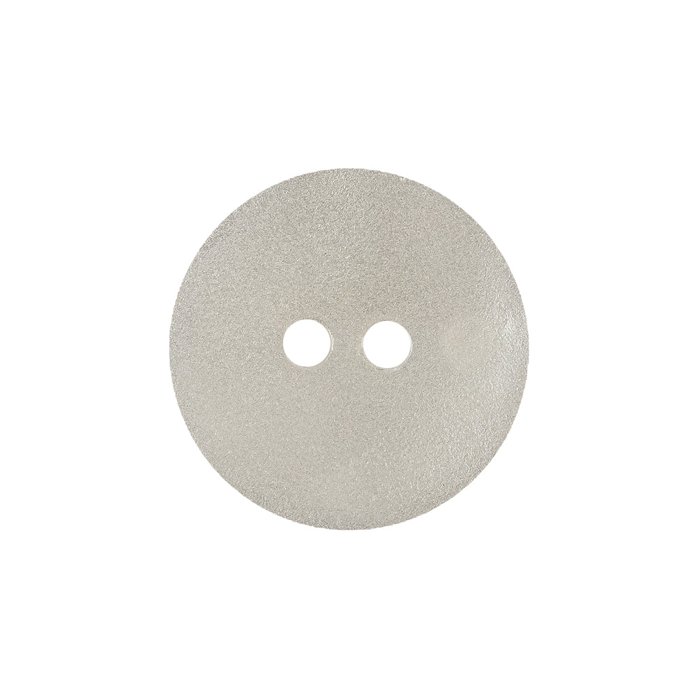 Ivory Iridescent 2-Hole Smooth Top Plastic Button - 33L/21mm