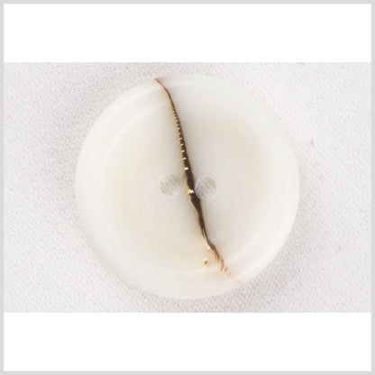 Ivory Plastic Button - 48L/30.5mm