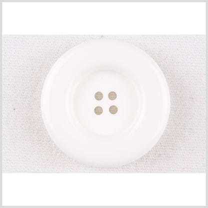 White Plastic Button - 44L/28mm
