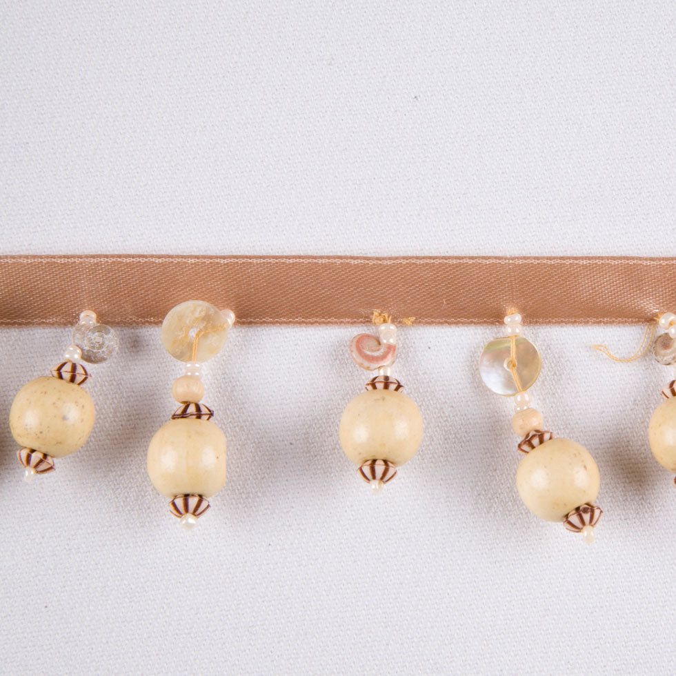 Natural Beaded Fringe