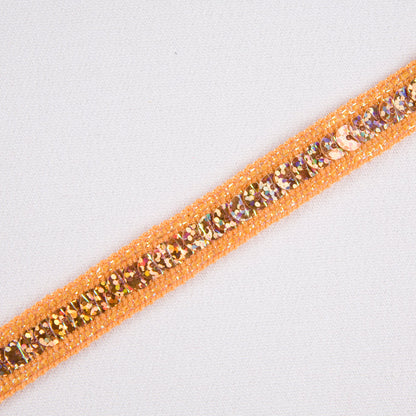 Soft Gold Fancy Sequin Trim