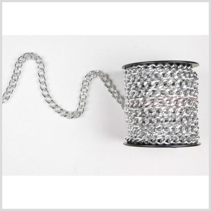 3/8" Silver Aluminum Metal Chain