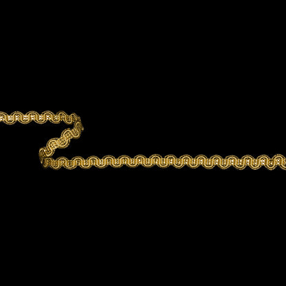 3/8&amp;quot; Antique Gold Metallic Braid