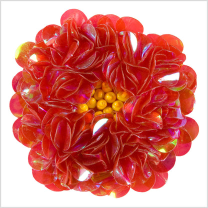 2.75" Crystal Red Fancy Applique