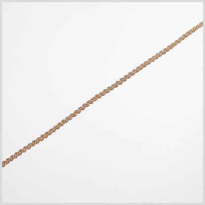 Beige/Gold Metallic Braid