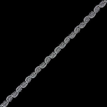 0.5&amp;quot; American Made Metallic Silver Braided Trim