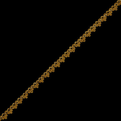 0.5&amp;quot; American Made Metallic Gold Braided Trim