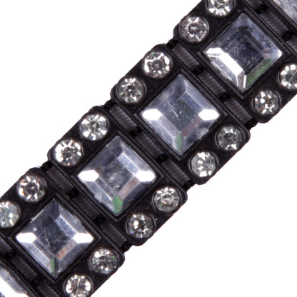 Black/Crystal Plastic &amp; Glass - Detail