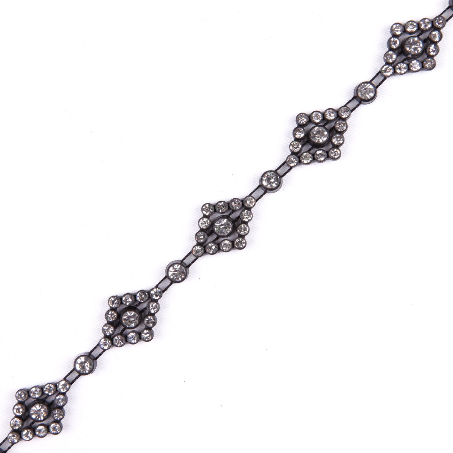 Black/Crystal Plastic & Glass