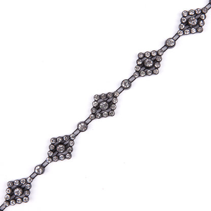 Black/Crystal Plastic & Glass