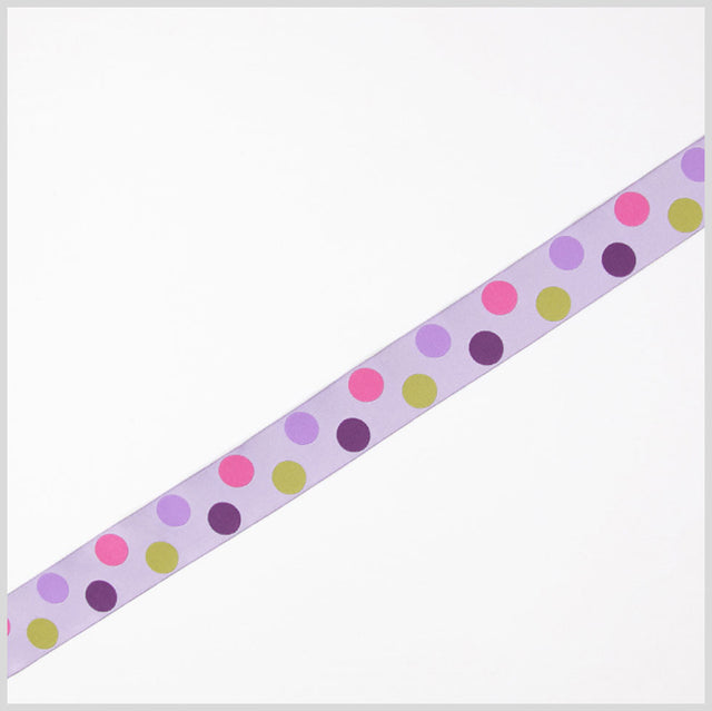 Lavender/Purple/Green French Jacquard Ribbon