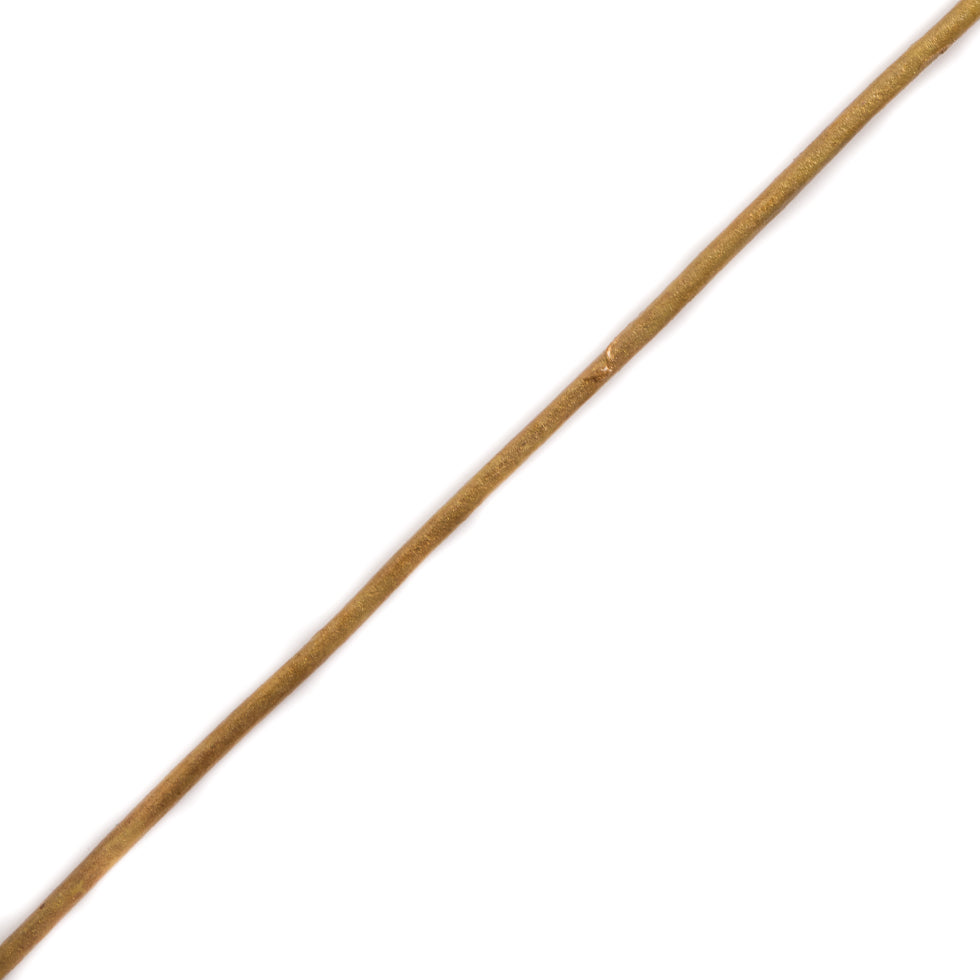 Metallic Gold Leather Cord
